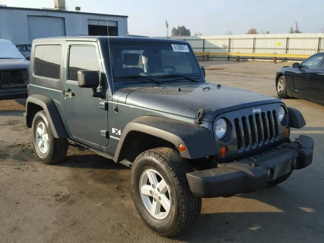 1J4FA24167L216850 - 2007 JEEP WRANGLER X BLUE photo 1