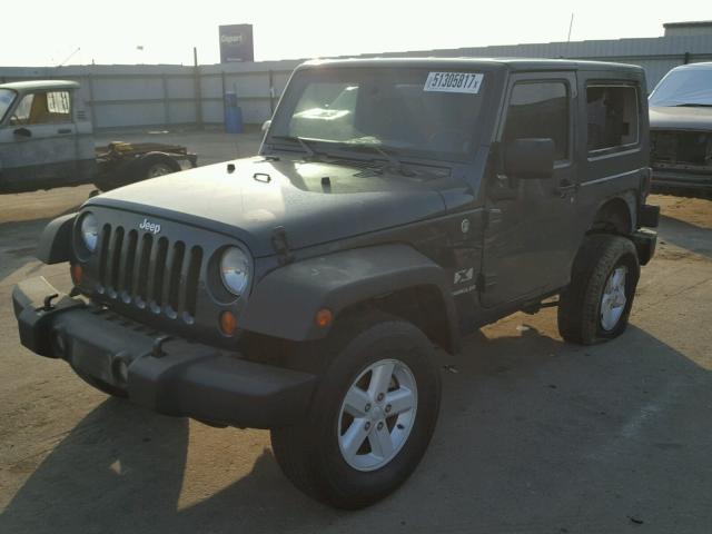 1J4FA24167L216850 - 2007 JEEP WRANGLER X BLUE photo 2