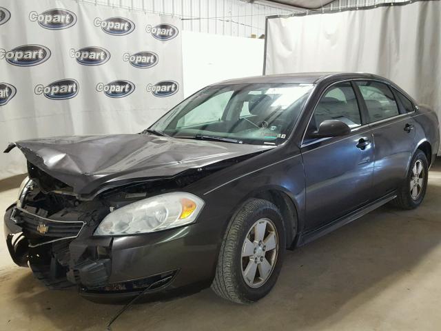 2G1WT57K891124288 - 2009 CHEVROLET IMPALA 1LT CHARCOAL photo 2