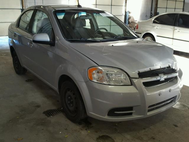 KL1TD5DE5AB115145 - 2010 CHEVROLET AVEO LS SILVER photo 1