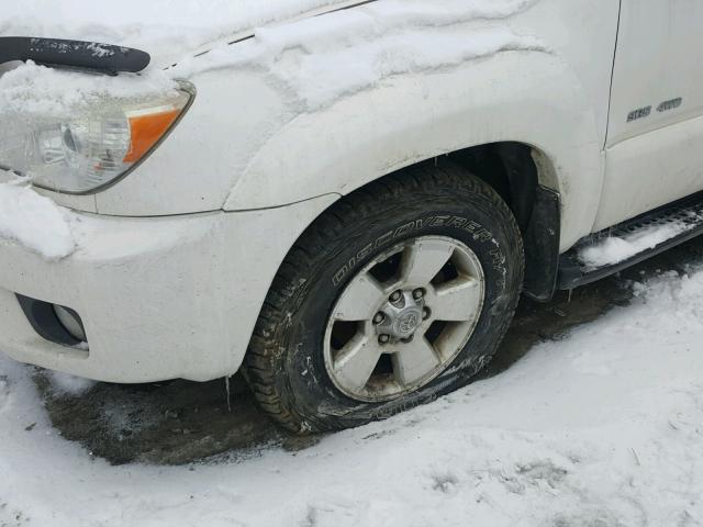 JTEBU14R08K017257 - 2008 TOYOTA 4RUNNER SR WHITE photo 9