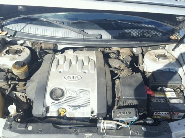 KNDUP132056703327 - 2005 KIA SEDONA EX GRAY photo 7