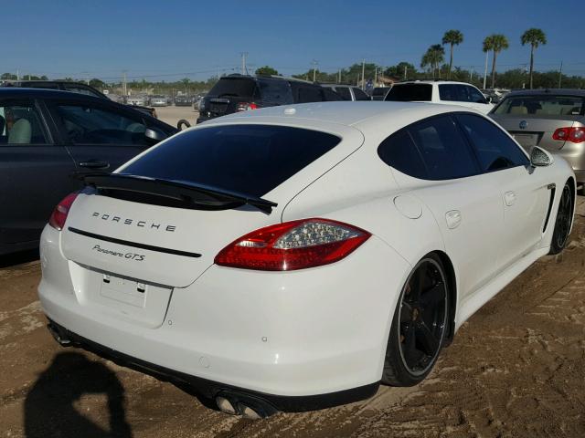 WP0AF2A77DL075454 - 2013 PORSCHE PANAMERA G WHITE photo 4