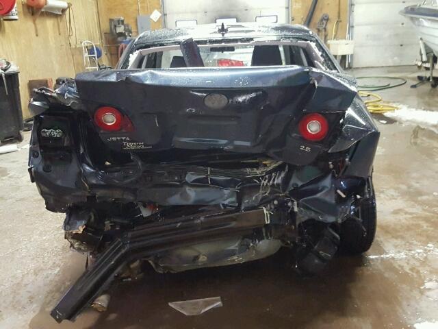 3VWRM71K29M071504 - 2009 VOLKSWAGEN JETTA SE BLUE photo 9