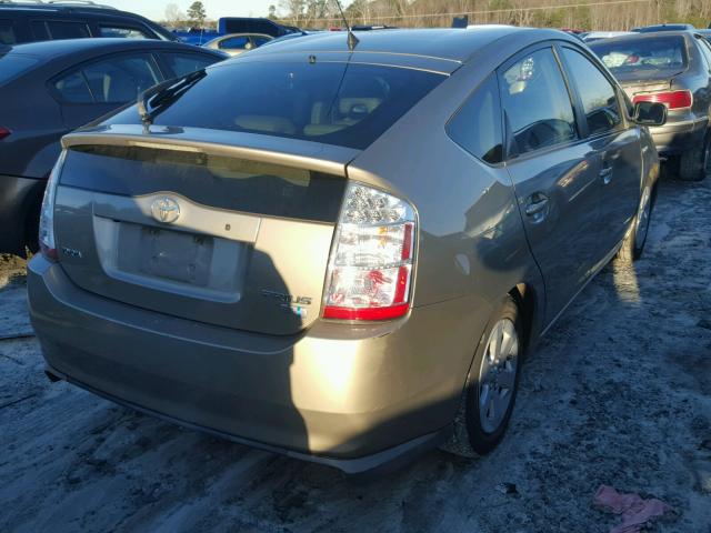 JTDKB20U383310655 - 2008 TOYOTA PRIUS TAN photo 4