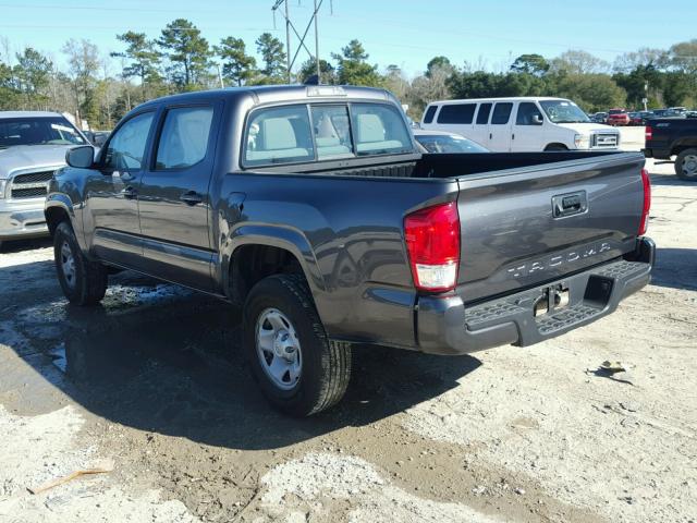 5TFAX5GN1GX070218 - 2016 TOYOTA TACOMA DOU GRAY photo 3