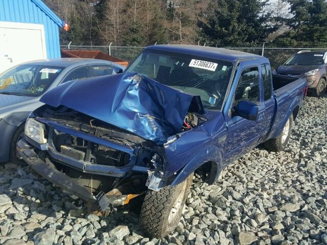 1FTZR45E88PA12389 - 2008 FORD RANGER SUP BLUE photo 2