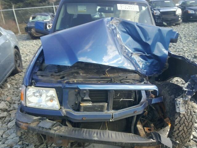 1FTZR45E88PA12389 - 2008 FORD RANGER SUP BLUE photo 7