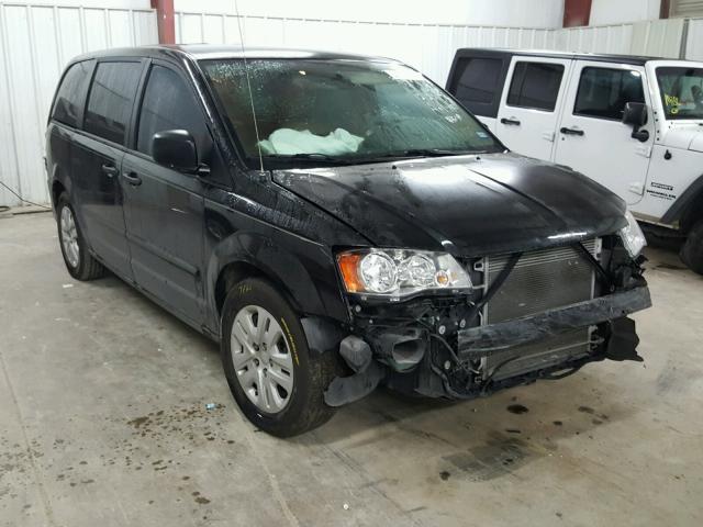 2C4RDGBG3ER452469 - 2014 DODGE GRAND CARA BLACK photo 1