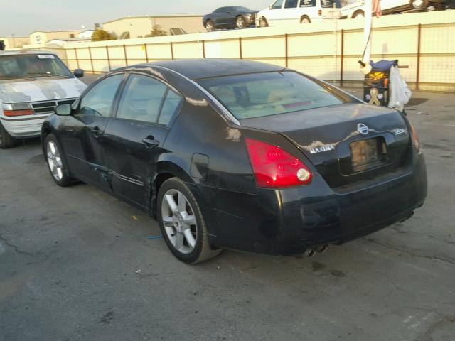 1N4BA41E36C804796 - 2006 NISSAN MAXIMA SE BLACK photo 3