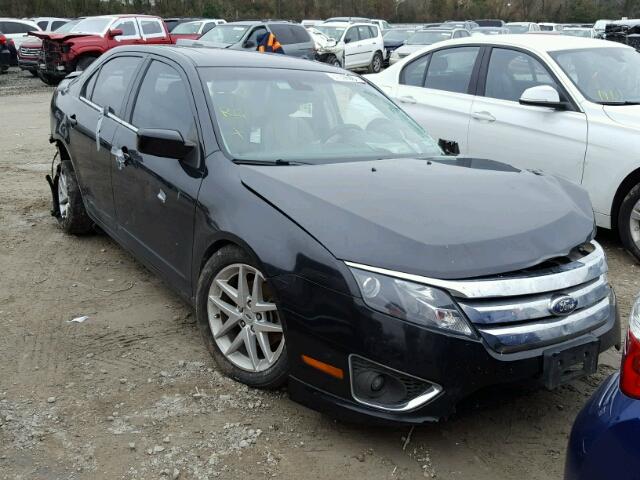 3FAHP0JA0CR230881 - 2012 FORD FUSION SEL BLACK photo 1