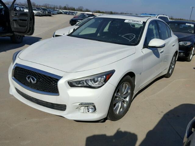 JN1BV7AP5EM678941 - 2014 INFINITI Q50 BASE Білий фото 2