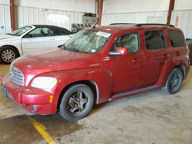 3GNBABDB4AS550171 - 2010 CHEVROLET HHR LT RED photo 2