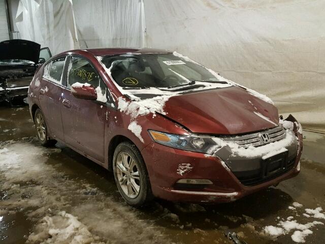 JHMZE2H76AS003057 - 2010 HONDA INSIGHT EX RED photo 1
