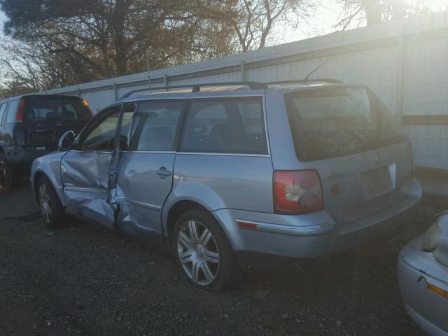 WVWWU63B15E006303 - 2005 VOLKSWAGEN PASSAT GLX 蓝色 照片 3