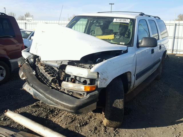 1GNEC16T04J167423 - 2004 CHEVROLET SUBURBAN C WHITE photo 2