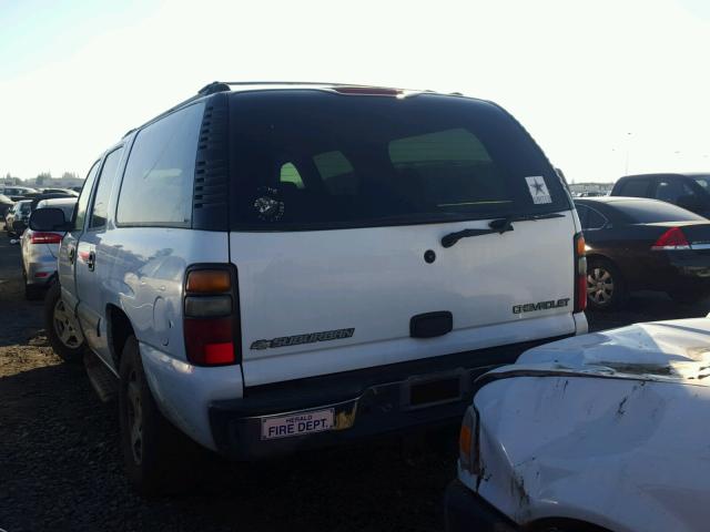 1GNEC16T04J167423 - 2004 CHEVROLET SUBURBAN C WHITE photo 3