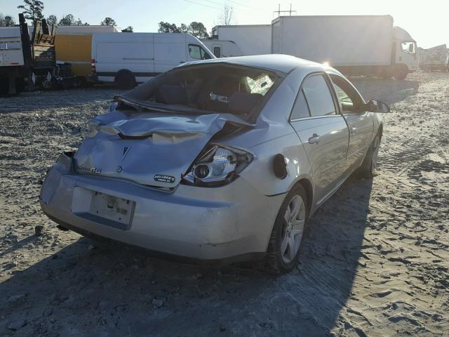 1G2ZG57B384133044 - 2008 PONTIAC G6 BASE SILVER photo 4