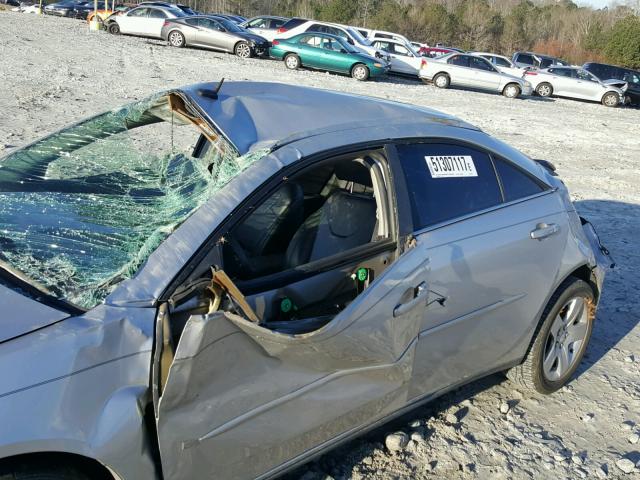 1G2ZG57B384133044 - 2008 PONTIAC G6 BASE SILVER photo 9