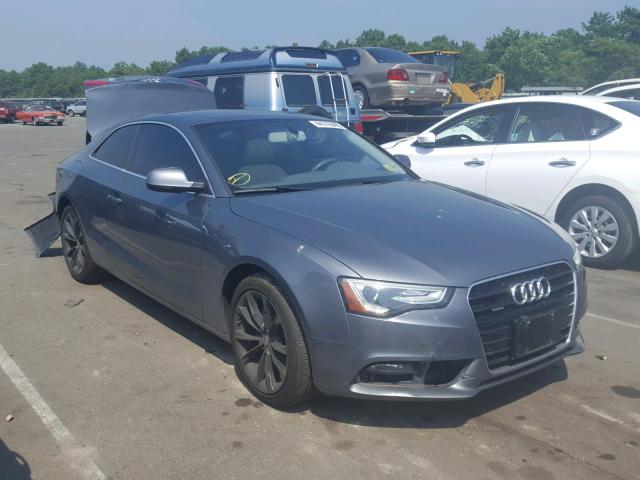 WAULFAFR2DA058647 - 2013 AUDI A5 PREMIUM GRAY photo 1