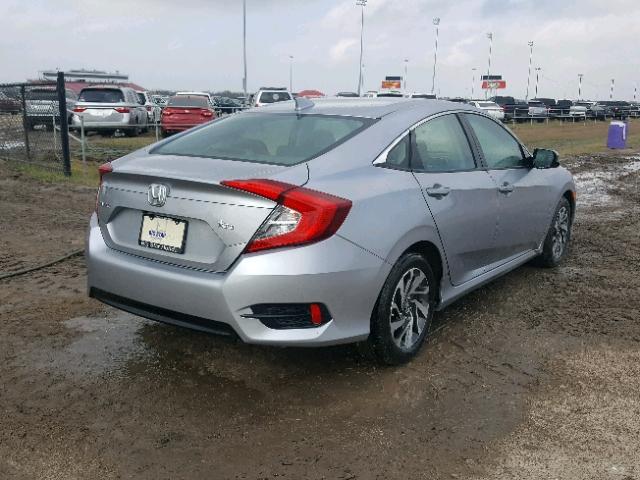 19XFC2F7XHE044575 - 2017 HONDA CIVIC EX SILVER photo 4