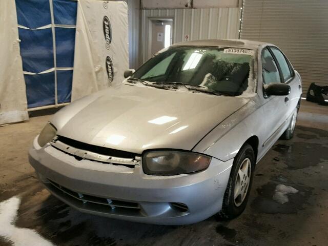 1G1JC52F647153837 - 2004 CHEVROLET CAVALIER SILVER photo 2