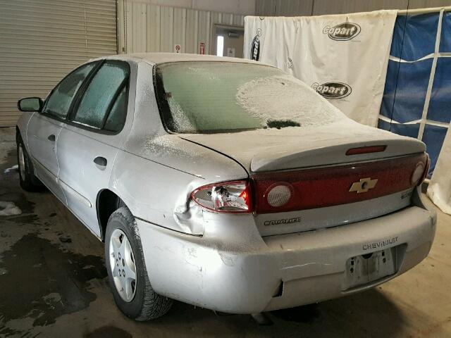 1G1JC52F647153837 - 2004 CHEVROLET CAVALIER SILVER photo 3