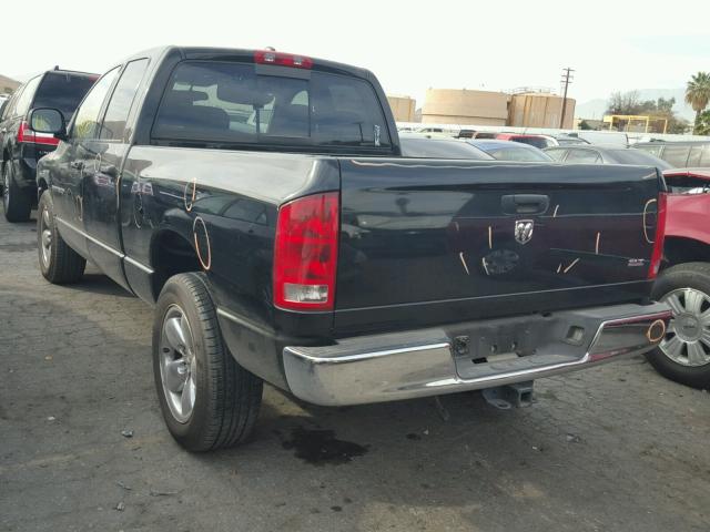 1D7HA18D15S320345 - 2005 DODGE RAM 1500 S BLACK photo 3