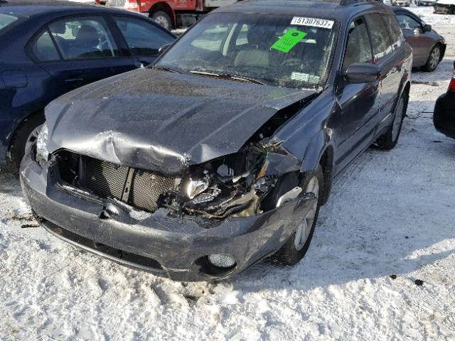 4S4BP62C477324970 - 2007 SUBARU LEGACY OUT GRAY photo 2