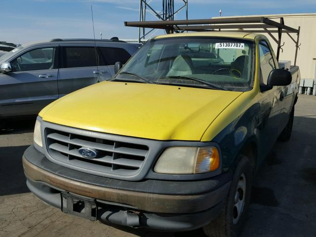 1FTRF17WXYNC13204 - 2000 FORD F150 GREEN photo 2