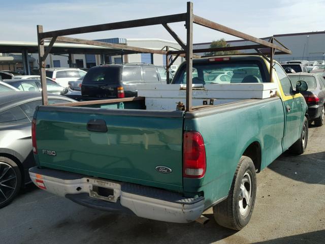 1FTRF17WXYNC13204 - 2000 FORD F150 GREEN photo 4