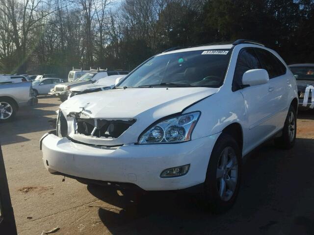 2T2GK31U77C014579 - 2007 LEXUS RX 350 WHITE photo 2