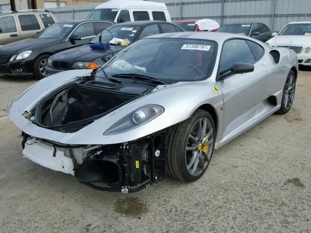 ZFFKW64A880161299 - 2008 FERRARI F430 SCUDE SILVER photo 2