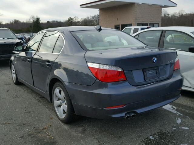 WBANU53598CT15689 - 2008 BMW 528 I GRAY photo 3