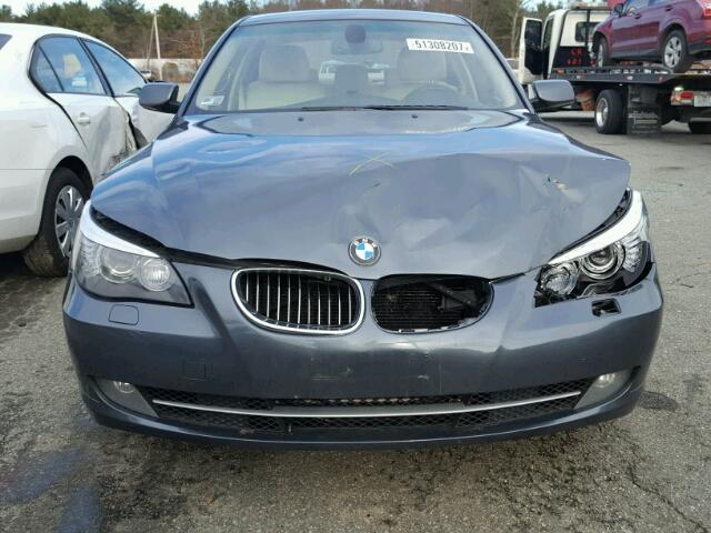 WBANU53598CT15689 - 2008 BMW 528 I GRAY photo 9