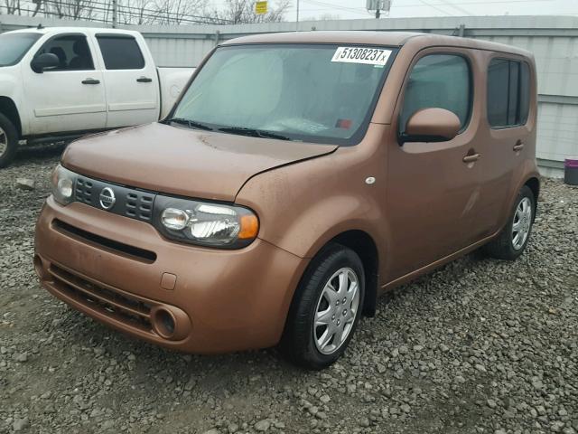 JN8AZ2KR3BT212656 - 2011 NISSAN CUBE BASE BROWN photo 2