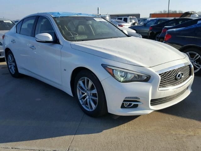 JN1BV7AP0EM672061 - 2014 INFINITI Q50 BASE WHITE photo 1