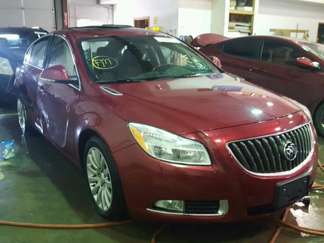 2G4GS5EV2C9215296 - 2012 BUICK REGAL PREM BURGUNDY photo 1