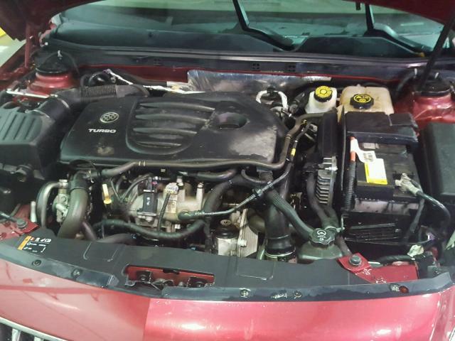 2G4GS5EV2C9215296 - 2012 BUICK REGAL PREM BURGUNDY photo 7