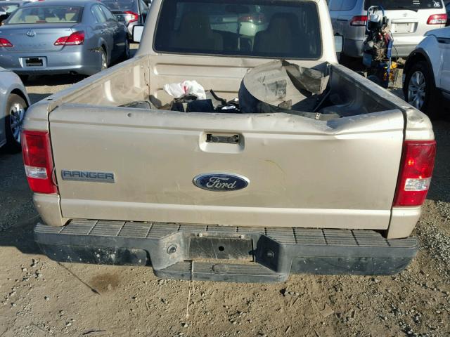 1FTYR10DX8PA38985 - 2008 FORD RANGER TAN photo 6