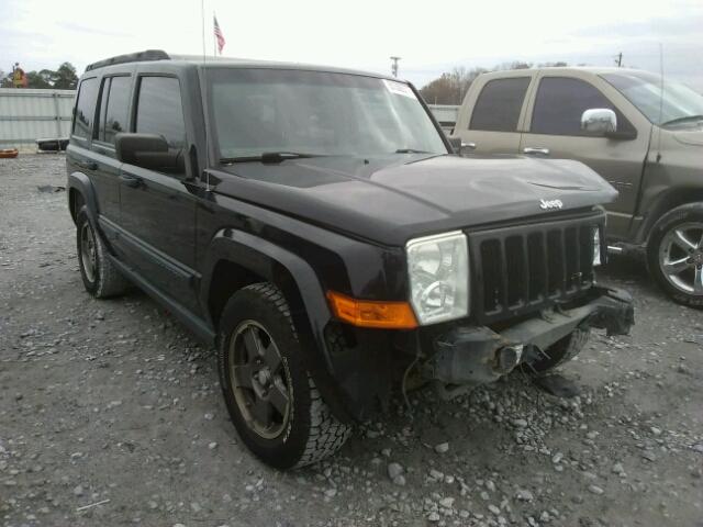 1J8HG48N36C168656 - 2006 JEEP COMMANDER BLACK photo 1