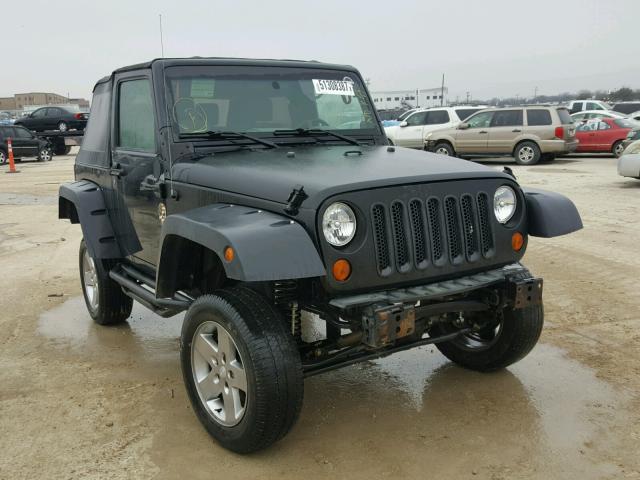 1J4FA24149L747869 - 2009 JEEP WRANGLER X BLACK photo 1