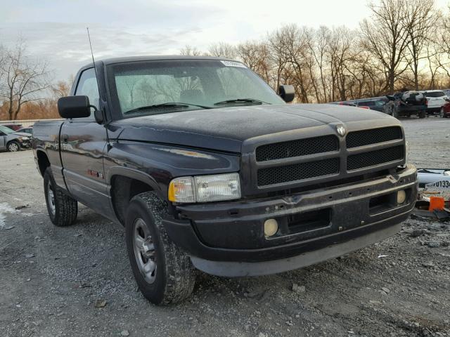 1B7HC16Y4TS544197 - 1996 DODGE RAM 1500 BLACK photo 1