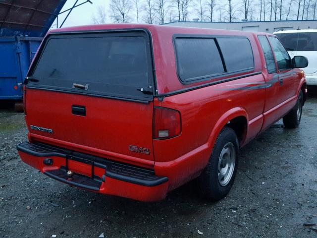 1GTCS1951Y8282660 - 2000 GMC SONOMA RED photo 4