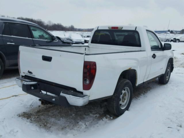 1GCCS146758258505 - 2005 CHEVROLET COLORADO WHITE photo 4