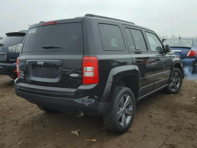 1C4NJRFB5FD249525 - 2015 JEEP PATRIOT LA BLACK photo 4