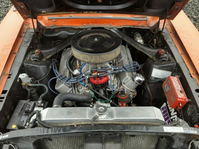 8R01C141531 - 1968 FORD MUSTANG ORANGE photo 7