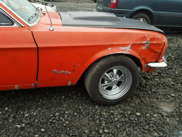 8R01C141531 - 1968 FORD MUSTANG ORANGE photo 9