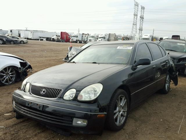 JT8BL69S510006657 - 2001 LEXUS GS 430 BLACK photo 2