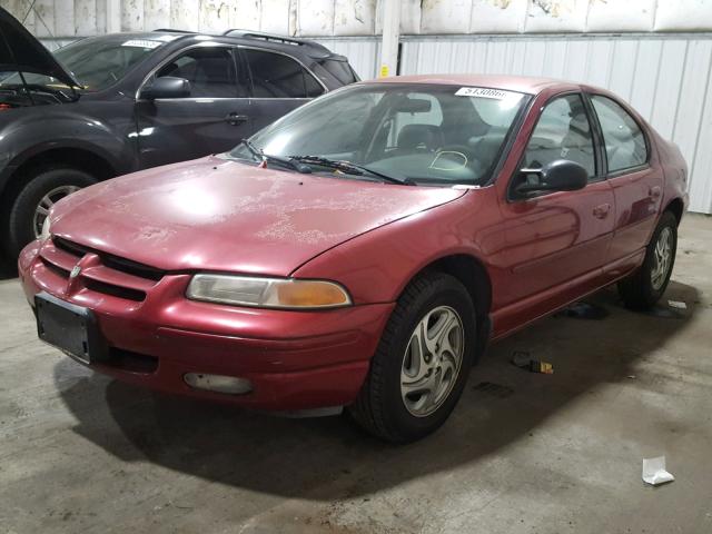 1B3EJ56HXTN283299 - 1996 DODGE STRATUS ES RED photo 2